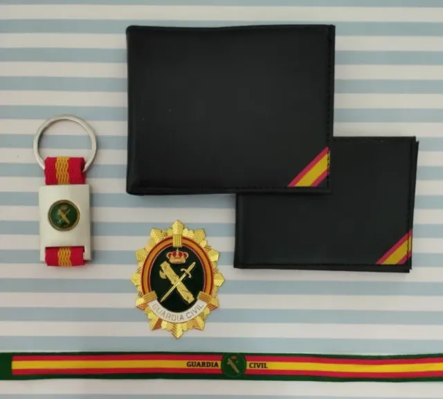 SET CARTERA + PORTA + PLACA VERTICAL + LLAVERO GC