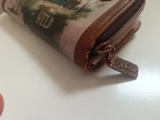 Billetera Anekke mujer marrón y multicolor