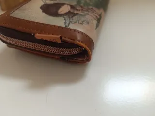 Billetera Anekke mujer marrón y multicolor