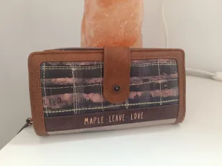 Billetera Anekke mujer marrón y multicolor