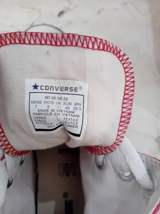 zapatillas bambas Converse All Stars Rojas Talla40