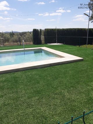 Césped artificial reciclado