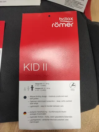 Silla coche Britax Römer mod. KID II, Grupo 2/3.-
