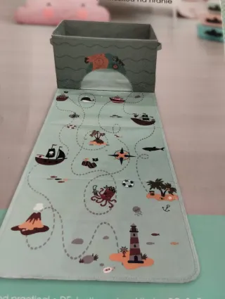 Portagiochi con tappetino gioco