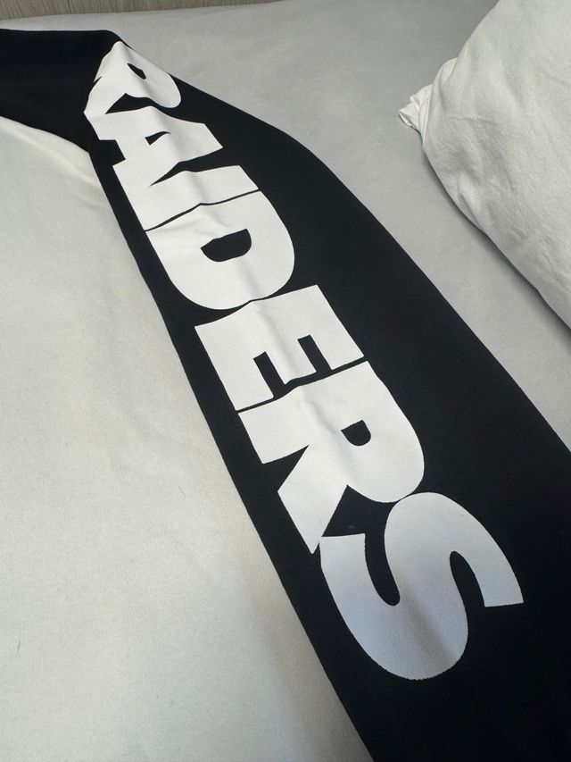 Sudadera Raiders NFL Negra y Blanca