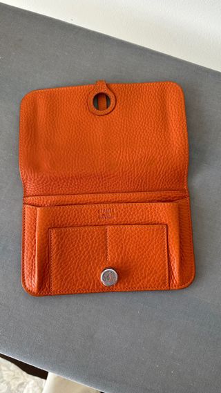 Cartera Hermès naranja