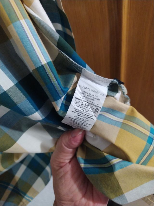 Camisa mujer manga larga Lloyd's cuadros