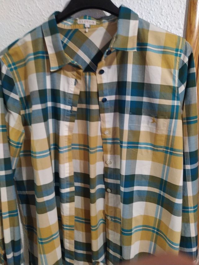 Camisa mujer manga larga Lloyd's cuadros