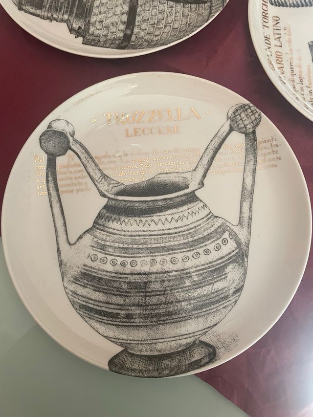 Piatti da collezione Piero Fornasetti