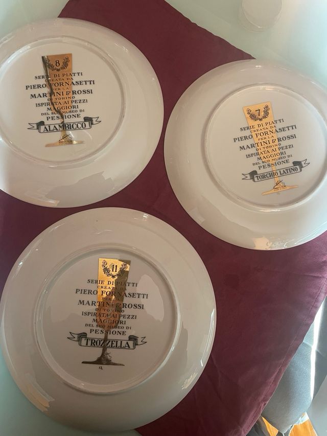 Piatti da collezione Piero Fornasetti