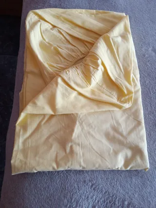 Sábana bajera de algodón elástico