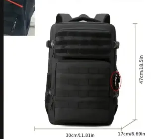 Mochila Táctica 40L Gym CrossFit Viaje