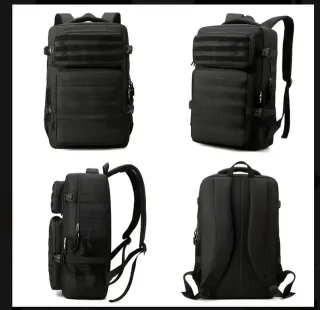 Mochila Táctica 40L Gym CrossFit Viaje