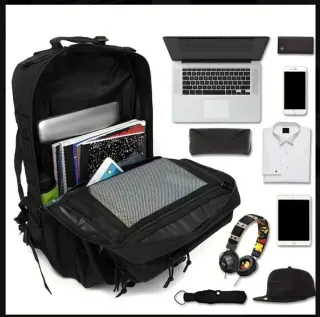 Mochila Táctica 40L Gym CrossFit Viaje