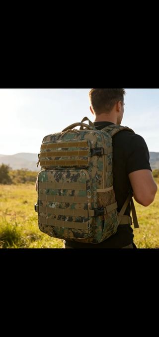 Mochila Táctica 40L Gym CrossFit Viaje