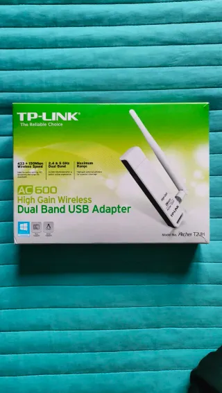ADAPTADOR WiFi TP-Link AC600 Dual Band USB