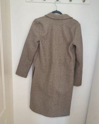 Cappotto Zara donna beige 1 bottone