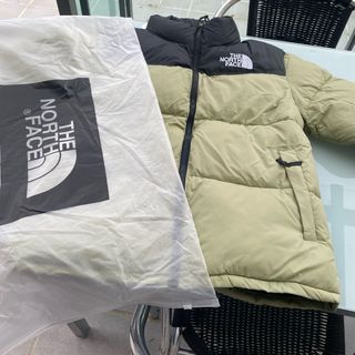 The North Face Cazadora Plumas Negra y Verde