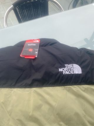 The North Face Cazadora Plumas Negra y Verde