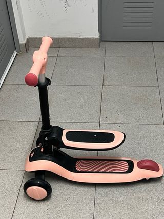 Patinete infantil 3 ruedas rosa