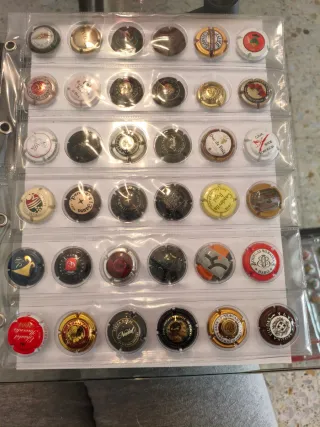 Álbum completo chapas de cava + 144 chapas