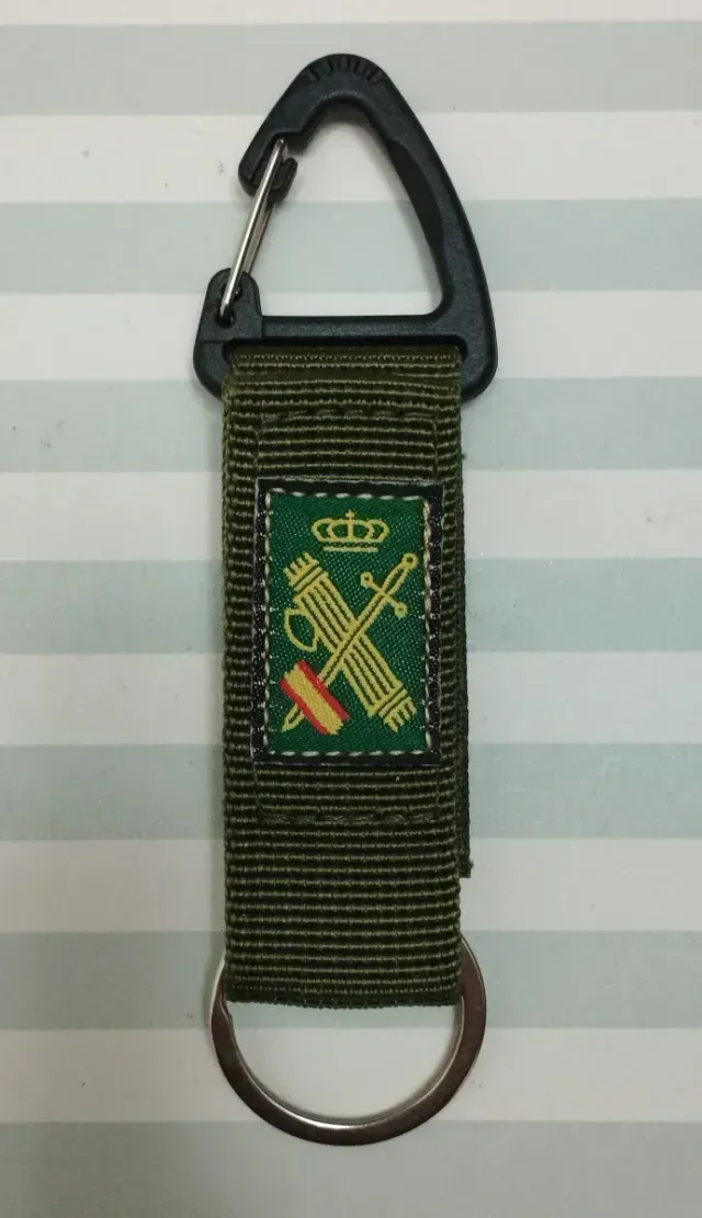 REBAJADO: LLAVEROS TÁCTICOS CON MOSQUETÓN Y VELCRO