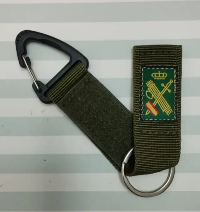 REBAJADO: LLAVEROS TÁCTICOS CON MOSQUETÓN Y VELCRO