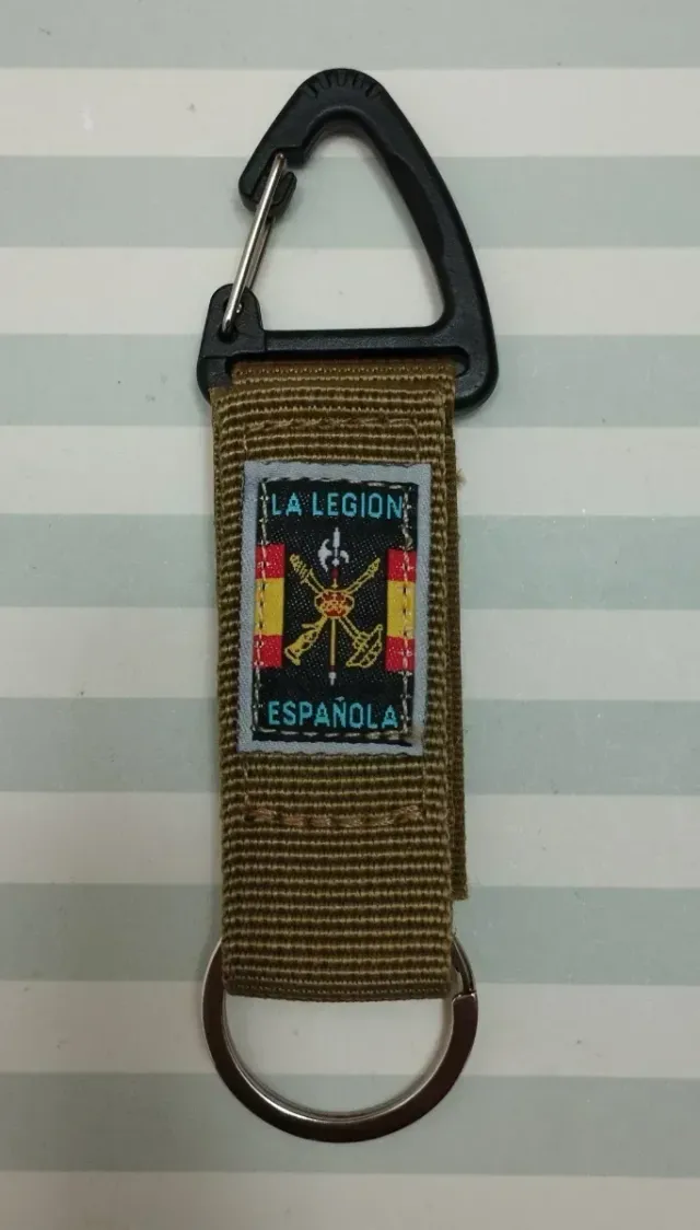 REBAJADO: LLAVEROS TÁCTICOS CON MOSQUETÓN Y VELCRO