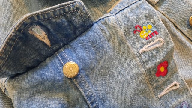 Cazadora vaquera Disney bordada T8