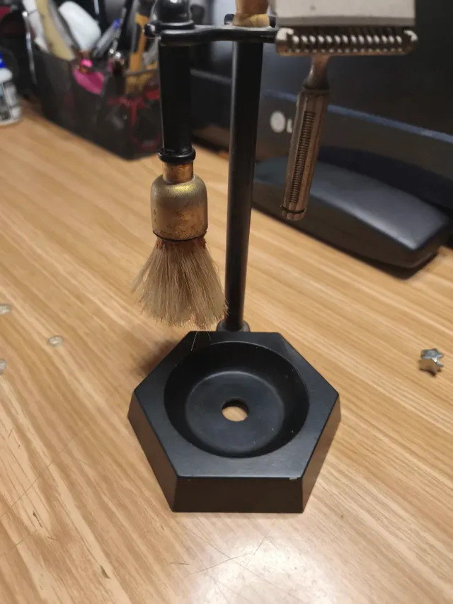 Brocha y maquinilla afeitar Star vintage