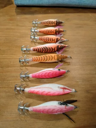 Egis calamar chipirón pesca barco barrigones