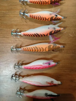 Egis calamar chipirón pesca barco barrigones