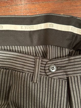 Pantalón de vestir rayas hombre flamenco o novio