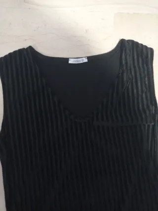 Vestito tubino nero in velluto