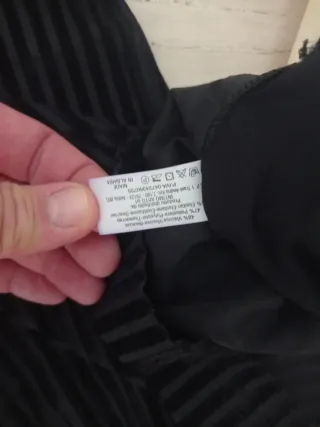 Vestito tubino nero in velluto