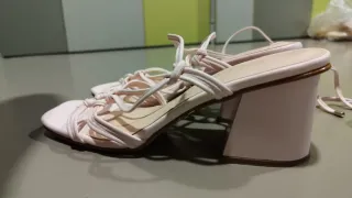 Sandalias HELENA Beige/Rosa