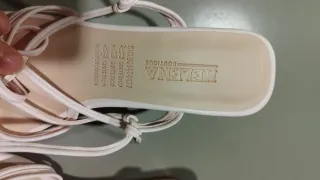 Sandalias HELENA Beige/Rosa