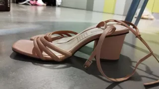 Sandalias HELENA Beige/Rosa