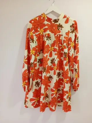 Vestido largo estampado tigre talla única