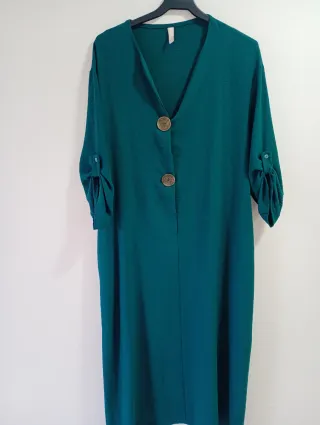 Vestido largo estampado tigre talla única