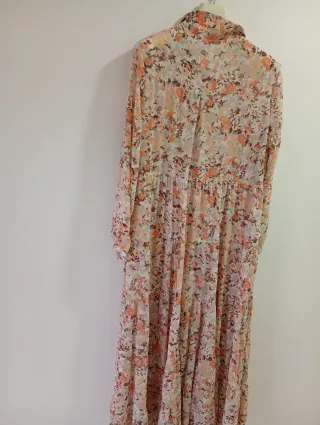 Vestido largo estampado tigre talla única