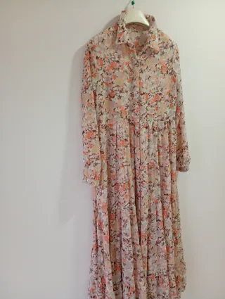 Vestido largo estampado tigre talla única