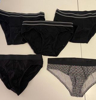 Lote 5 calzoncillos slips