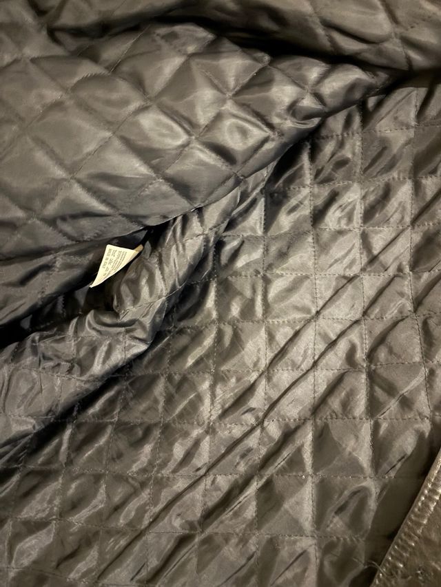 Giubbotto in pelle donna nero