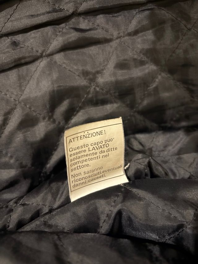 Giubbotto in pelle donna nero