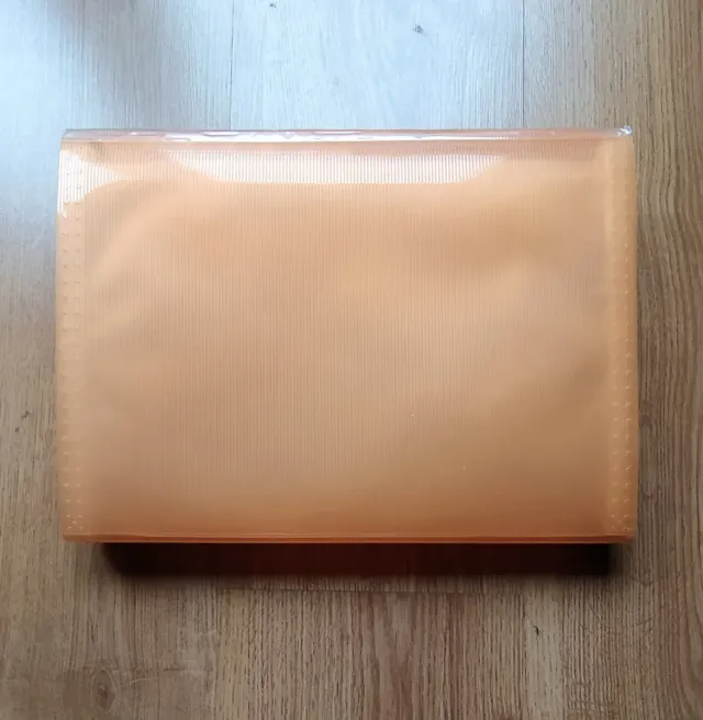 Carpeta Plástico Separadores Naranja