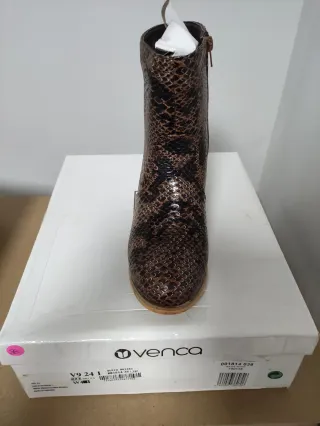 Botín Venca efecto piel serpiente Talla 38