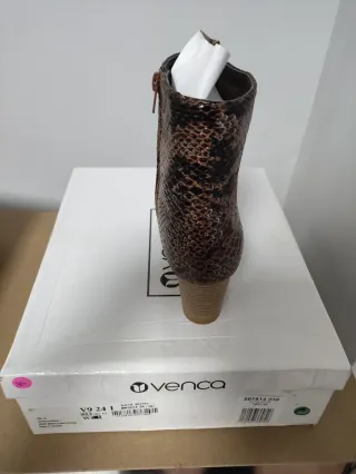 Botín Venca efecto piel serpiente Talla 38