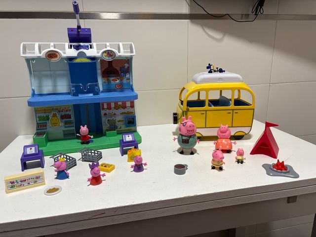 Peppa Pig Supermercado y Caravana
