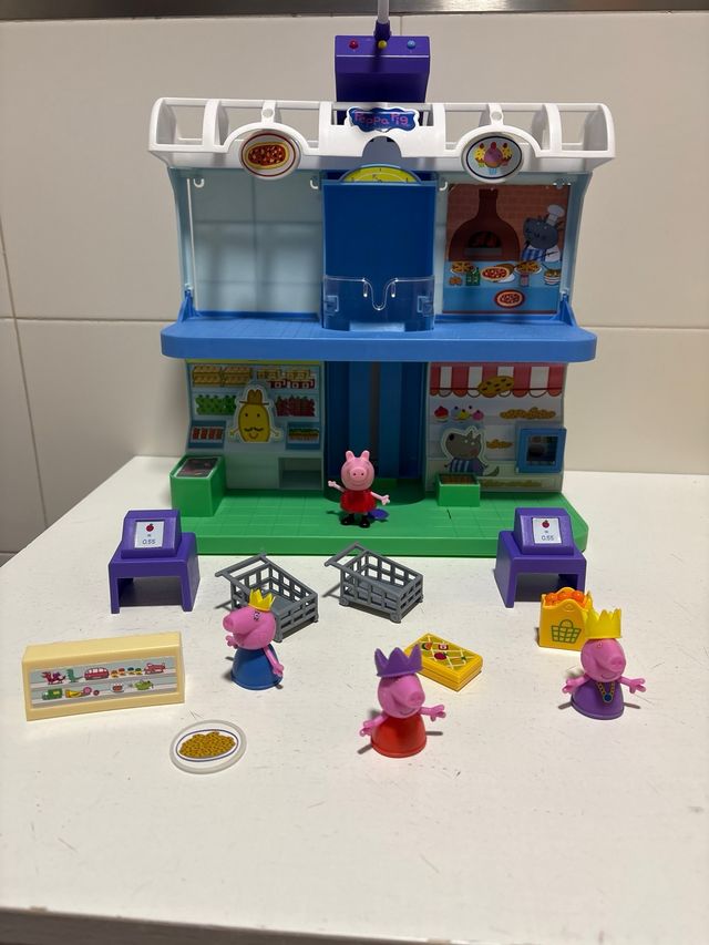 Peppa Pig Supermercado y Caravana